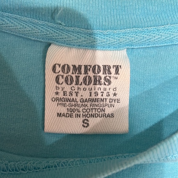 Powder Blue Ole Miss Shirt (S) - Picture 3 of 4